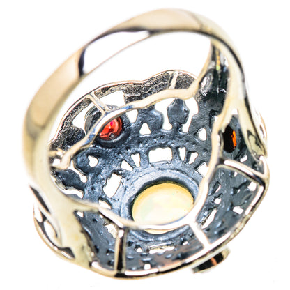 Ethiopian Opal Rings handcrafted by Ana Silver Co - RING132579 - Photo 3