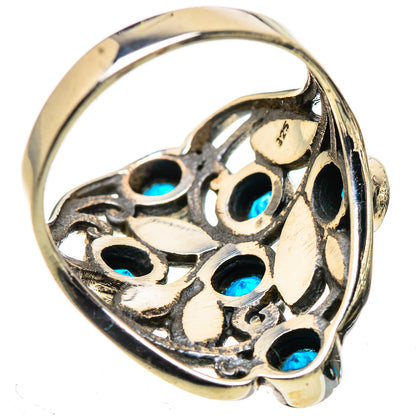 Swiss Blue Topaz Rings handcrafted by Ana Silver Co - RING132581 - Photo 3