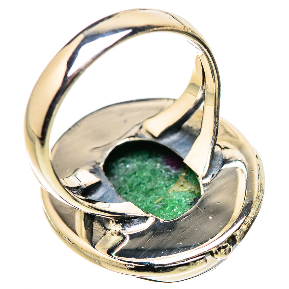 Ruby Zoisite Rings handcrafted by Ana Silver Co - RING132584 - Photo 3