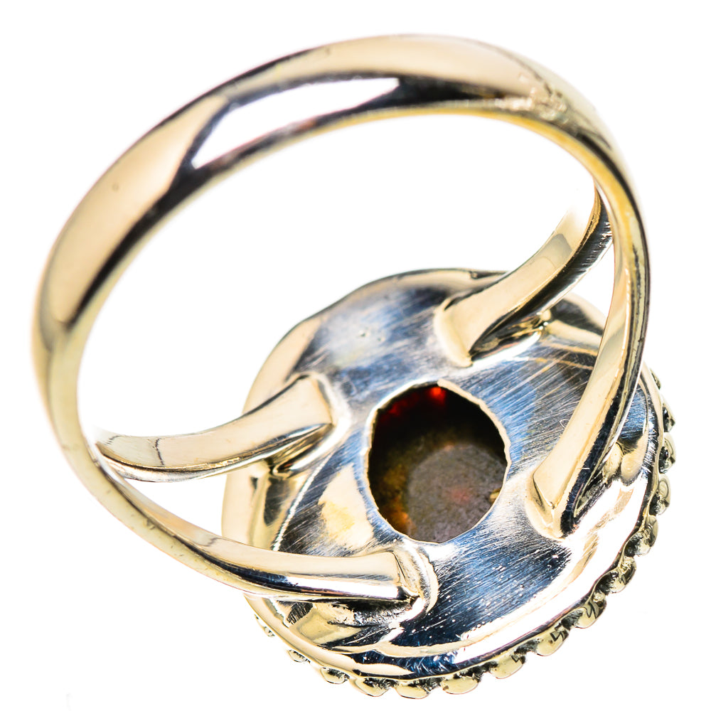 Mexican Fire Agate Rings handcrafted by Ana Silver Co - RING132585 - Photo 3