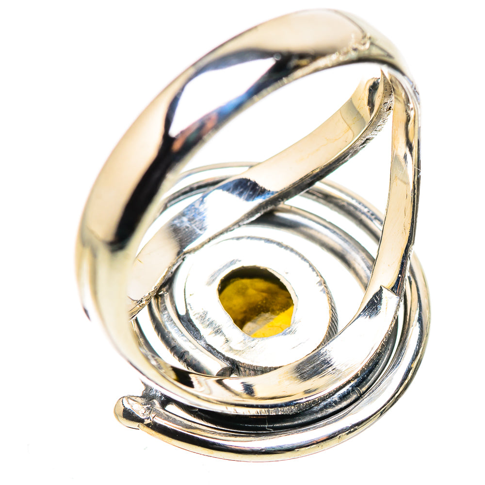 Green Tourmaline Rings handcrafted by Ana Silver Co - RING132586 - Photo 3