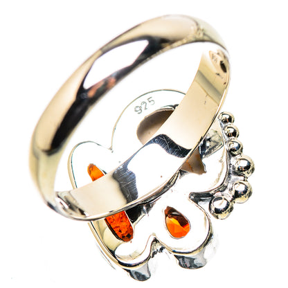 Mexican Fire Opal Rings handcrafted by Ana Silver Co - RING132598 - Photo 3