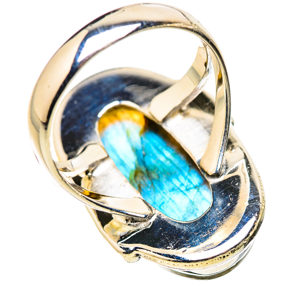 Labradorite Rings handcrafted by Ana Silver Co - RING132603 - Photo 3