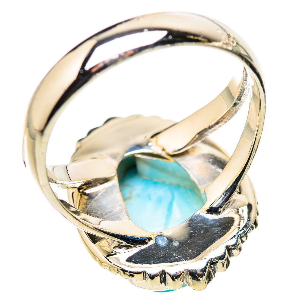 Larimar Rings handcrafted by Ana Silver Co - RING132604 - Photo 3
