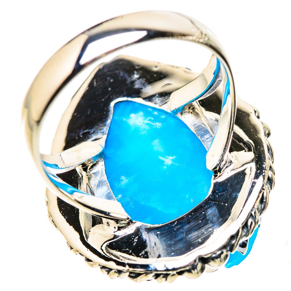 Blue Fluorite Rings handcrafted by Ana Silver Co - RING132609 - Photo 3