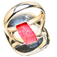 Rhodochrosite Rings handcrafted by Ana Silver Co - RING132615 - Photo 3
