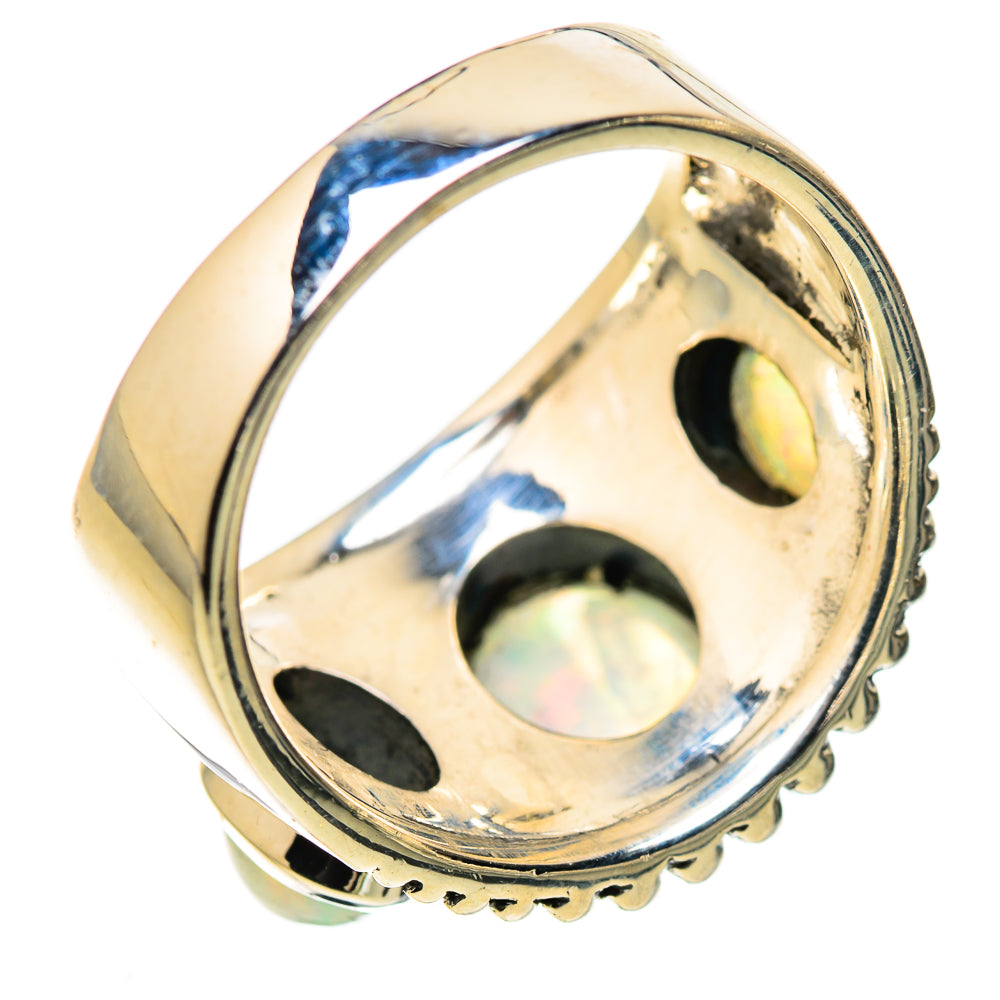 Ethiopian Opal Rings handcrafted by Ana Silver Co - RING132621 - Photo 3