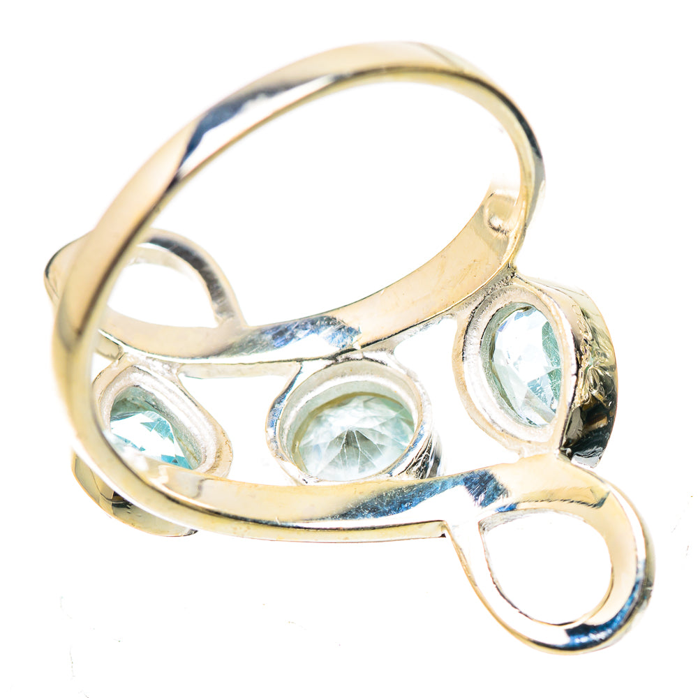 Blue Topaz Rings handcrafted by Ana Silver Co - RING132625 - Photo 3