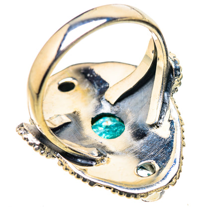 Blue Fluorite Rings handcrafted by Ana Silver Co - RING132627 - Photo 3