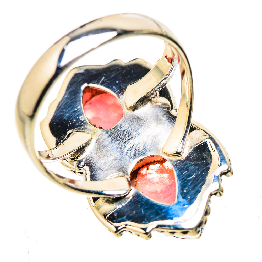 Rhodochrosite Rings handcrafted by Ana Silver Co - RING132637 - Photo 3