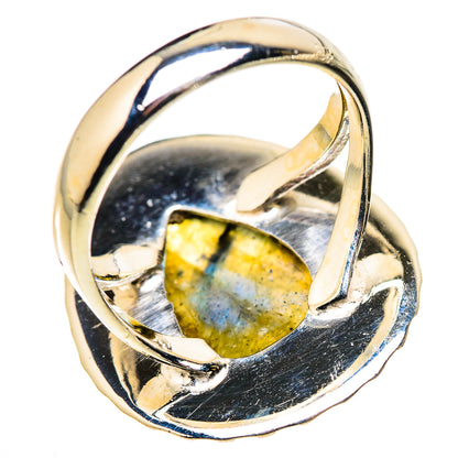 Labradorite Rings handcrafted by Ana Silver Co - RING132646 - Photo 3