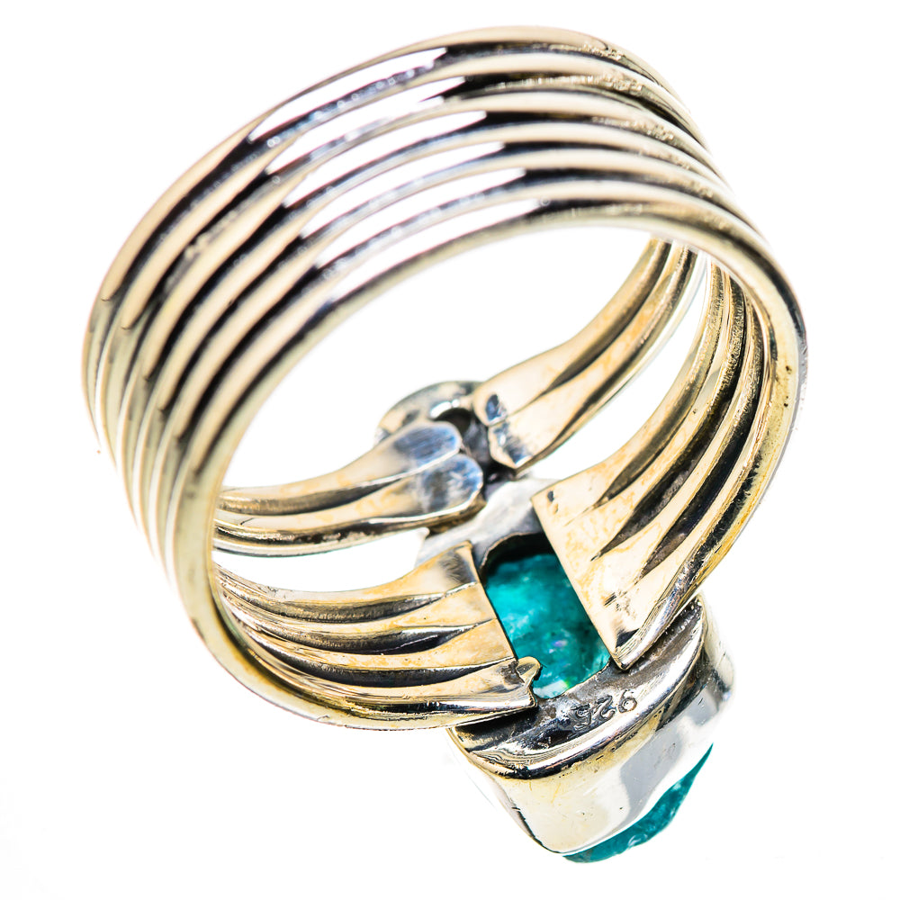 Blue Fluorite Rings handcrafted by Ana Silver Co - RING132651 - Photo 3
