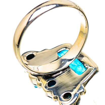 Blue Fluorite Rings handcrafted by Ana Silver Co - RING132653 - Photo 3