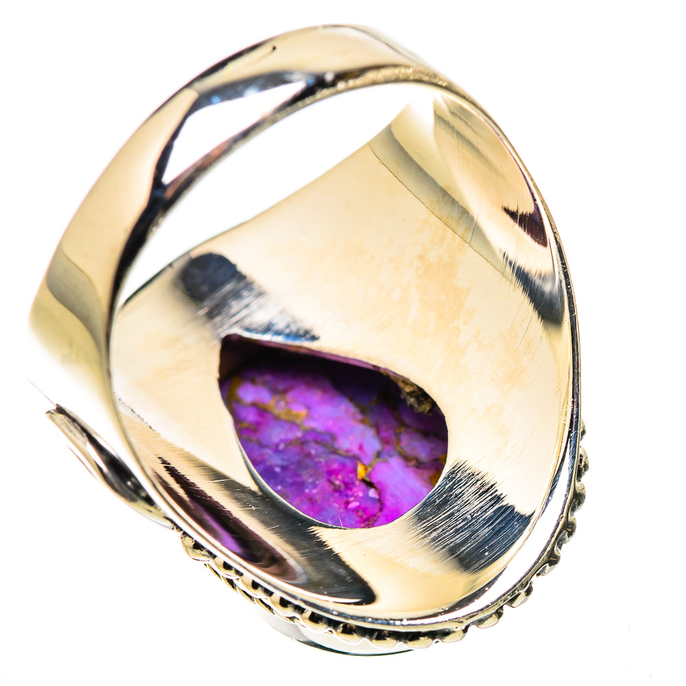 Purple Copper Composite Turquoise Rings handcrafted by Ana Silver Co - RING132659 - Photo 3