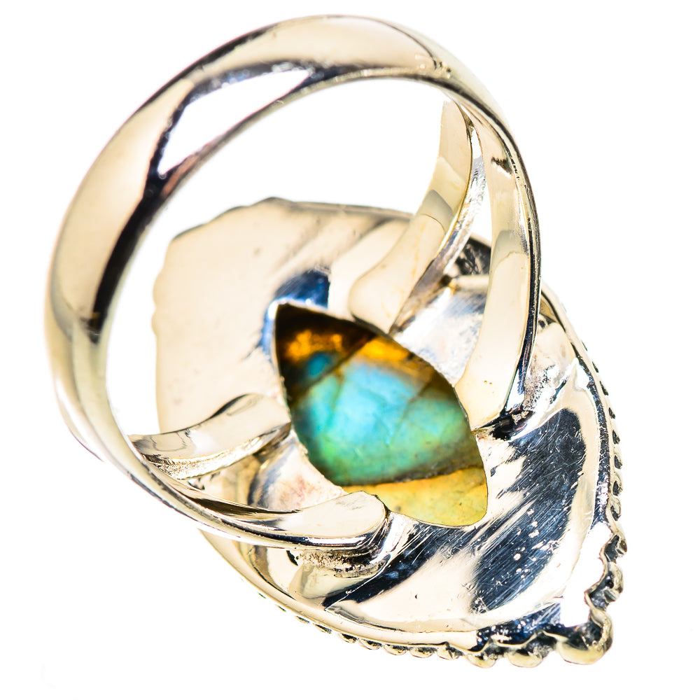Labradorite Rings handcrafted by Ana Silver Co - RING132672 - Photo 3