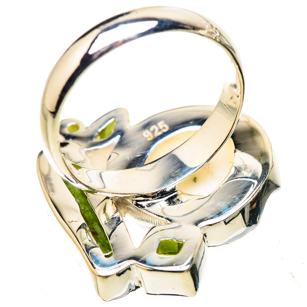 White Solar Quartz Rings handcrafted by Ana Silver Co - RING132675 - Photo 3
