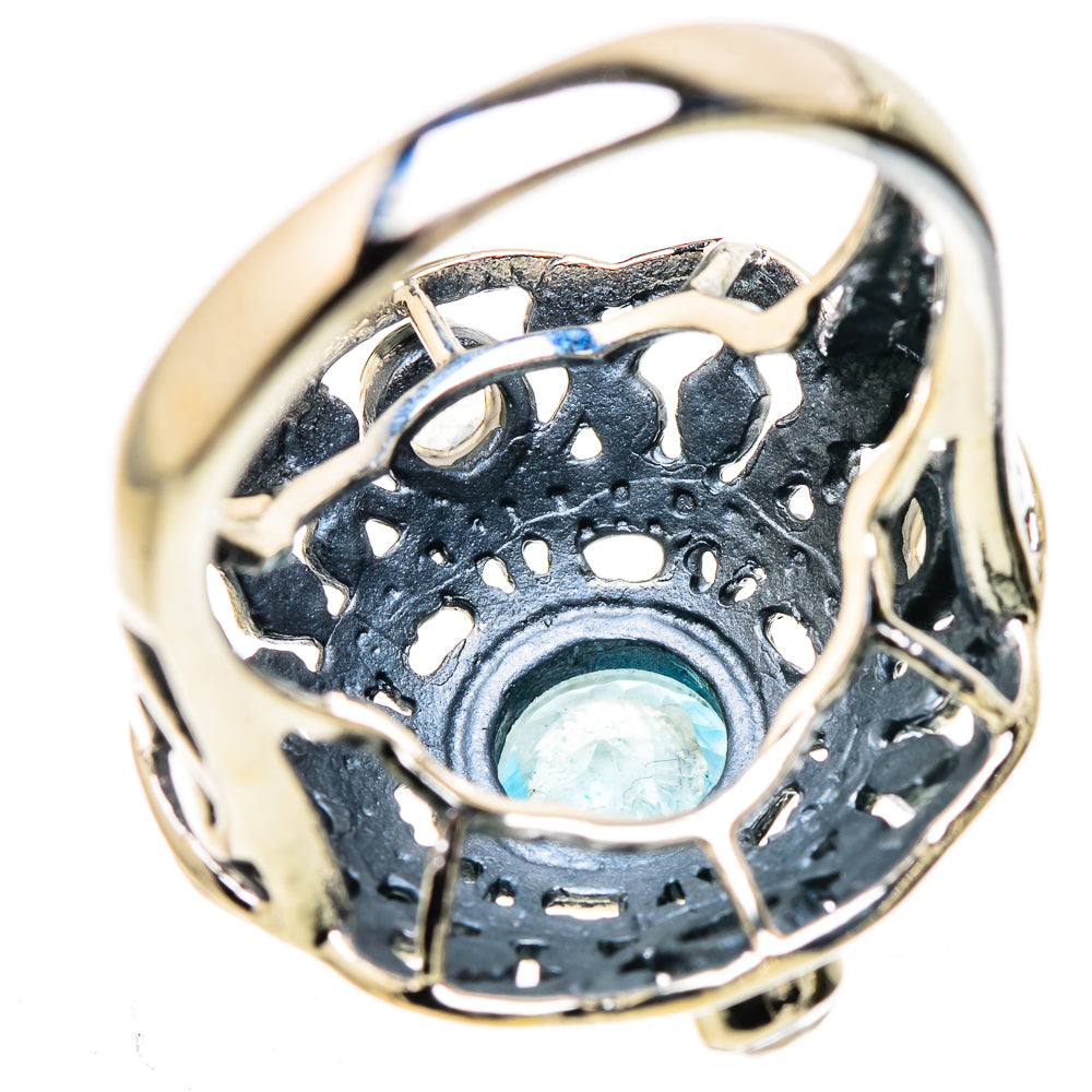 Blue Topaz Rings handcrafted by Ana Silver Co - RING132694 - Photo 3
