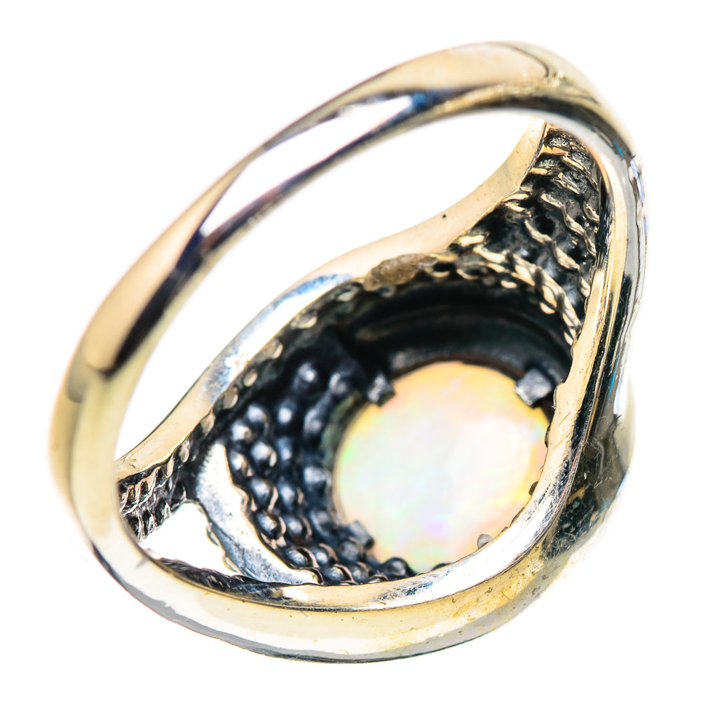 Ethiopian Opal Rings handcrafted by Ana Silver Co - RING132705 - Photo 3