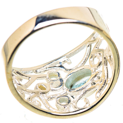 Blue Topaz Rings handcrafted by Ana Silver Co - RING132713 - Photo 3