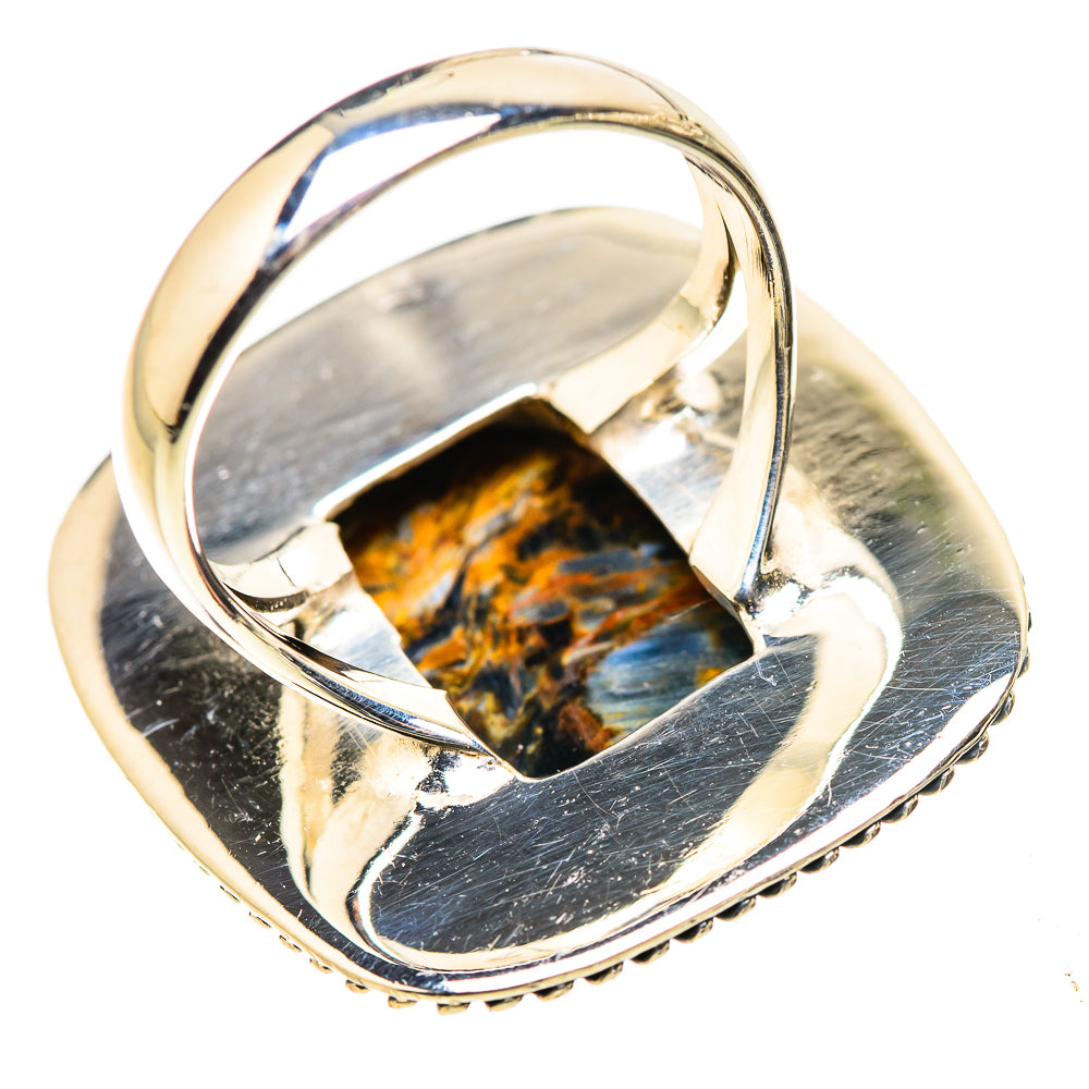Golden Pietersite Rings handcrafted by Ana Silver Co - RING132731 - Photo 3