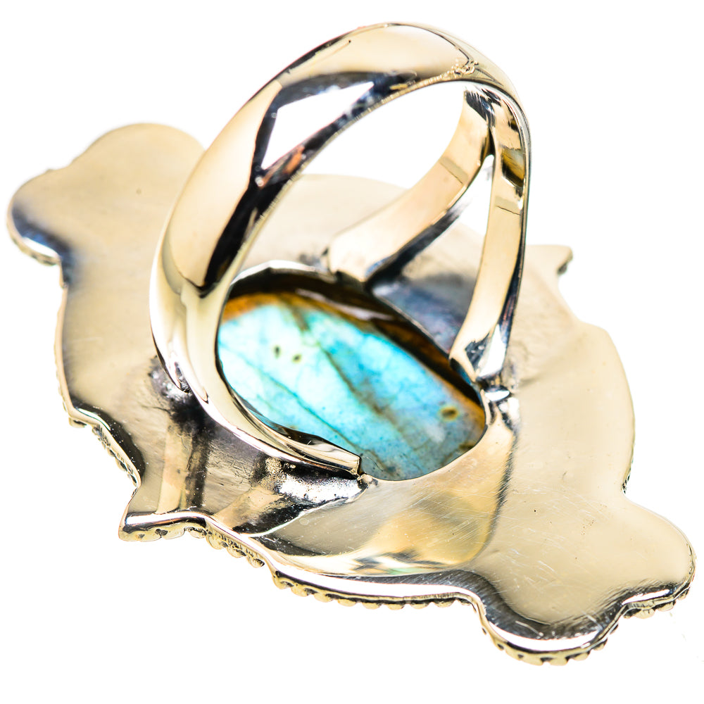 Labradorite Rings handcrafted by Ana Silver Co - RING132748 - Photo 3
