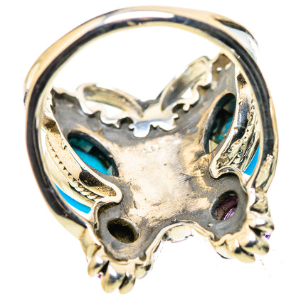 Sleeping Beauty Turquoise Rings handcrafted by Ana Silver Co - RING132760 - Photo 3