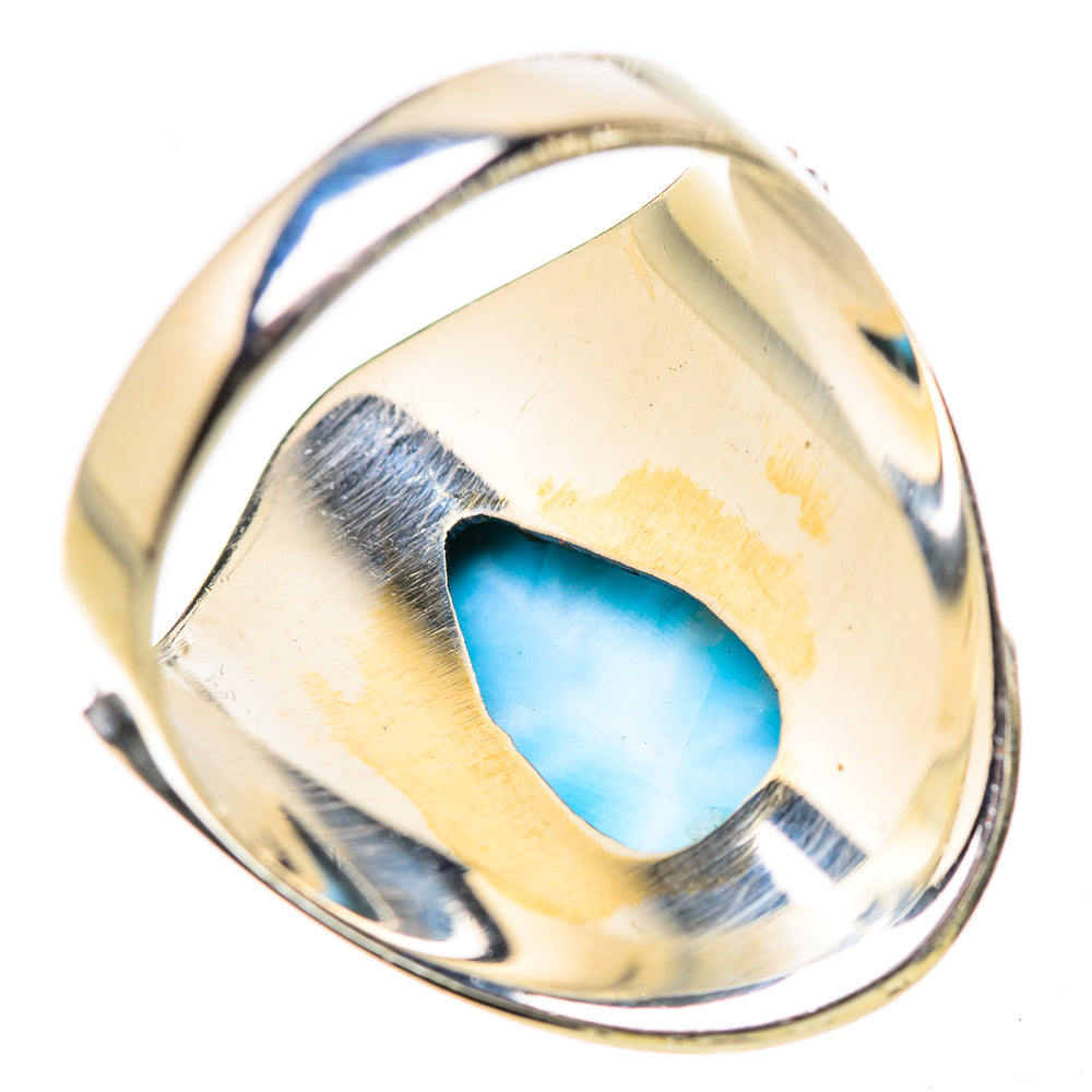 Larimar Rings handcrafted by Ana Silver Co - RING132766 - Photo 3