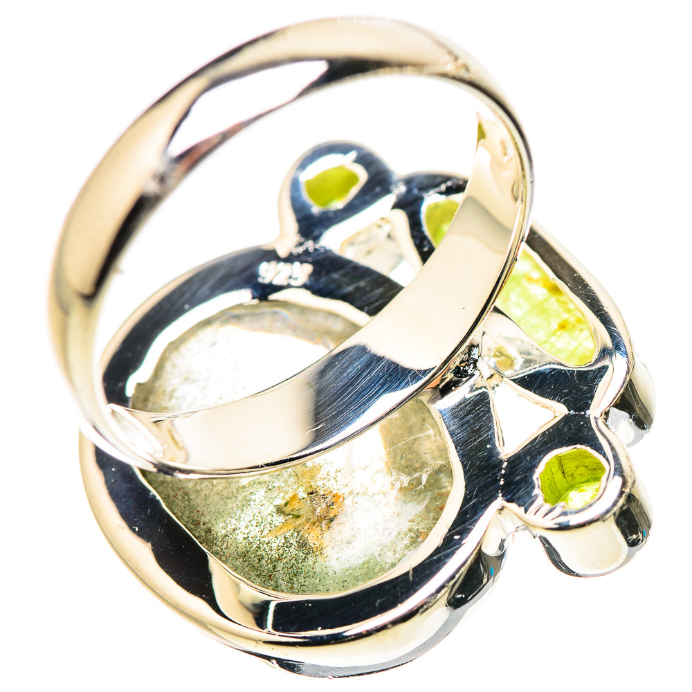 Prehnite Rings handcrafted by Ana Silver Co - RING132773 - Photo 3