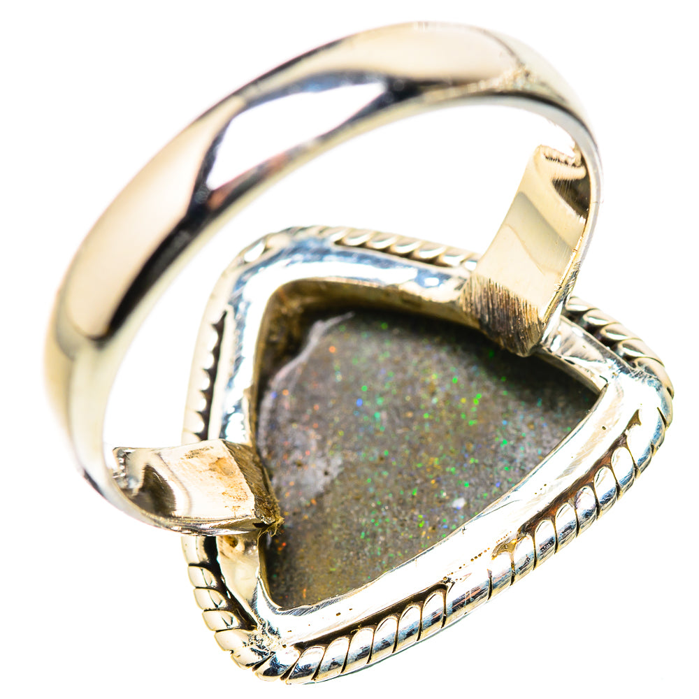 Andamooka Opal Rings handcrafted by Ana Silver Co - RING132785 - Photo 3