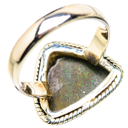 Andamooka Opal Rings handcrafted by Ana Silver Co - RING132785 - Photo 3