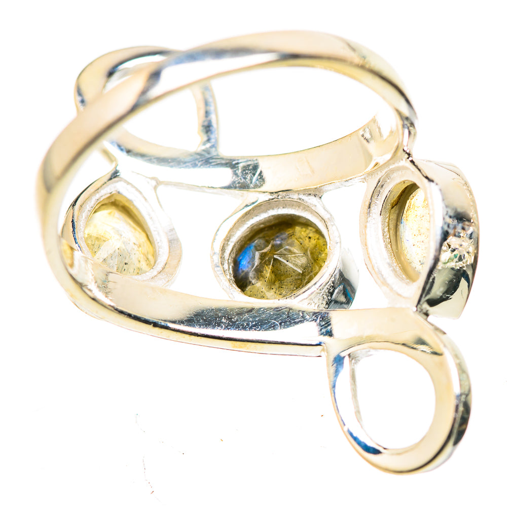 Labradorite Rings handcrafted by Ana Silver Co - RING132791 - Photo 3