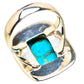 Blue Copper Composite Turquoise Rings handcrafted by Ana Silver Co - RING132792 - Photo 3