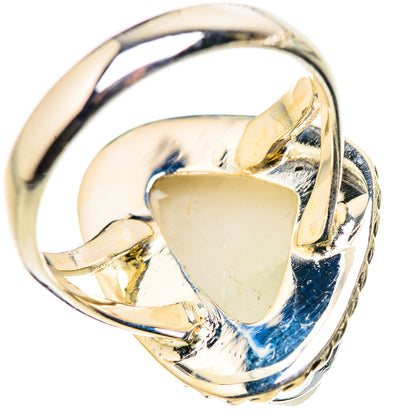 Green Tourmaline In Quartz Rings handcrafted by Ana Silver Co - RING132799 - Photo 3