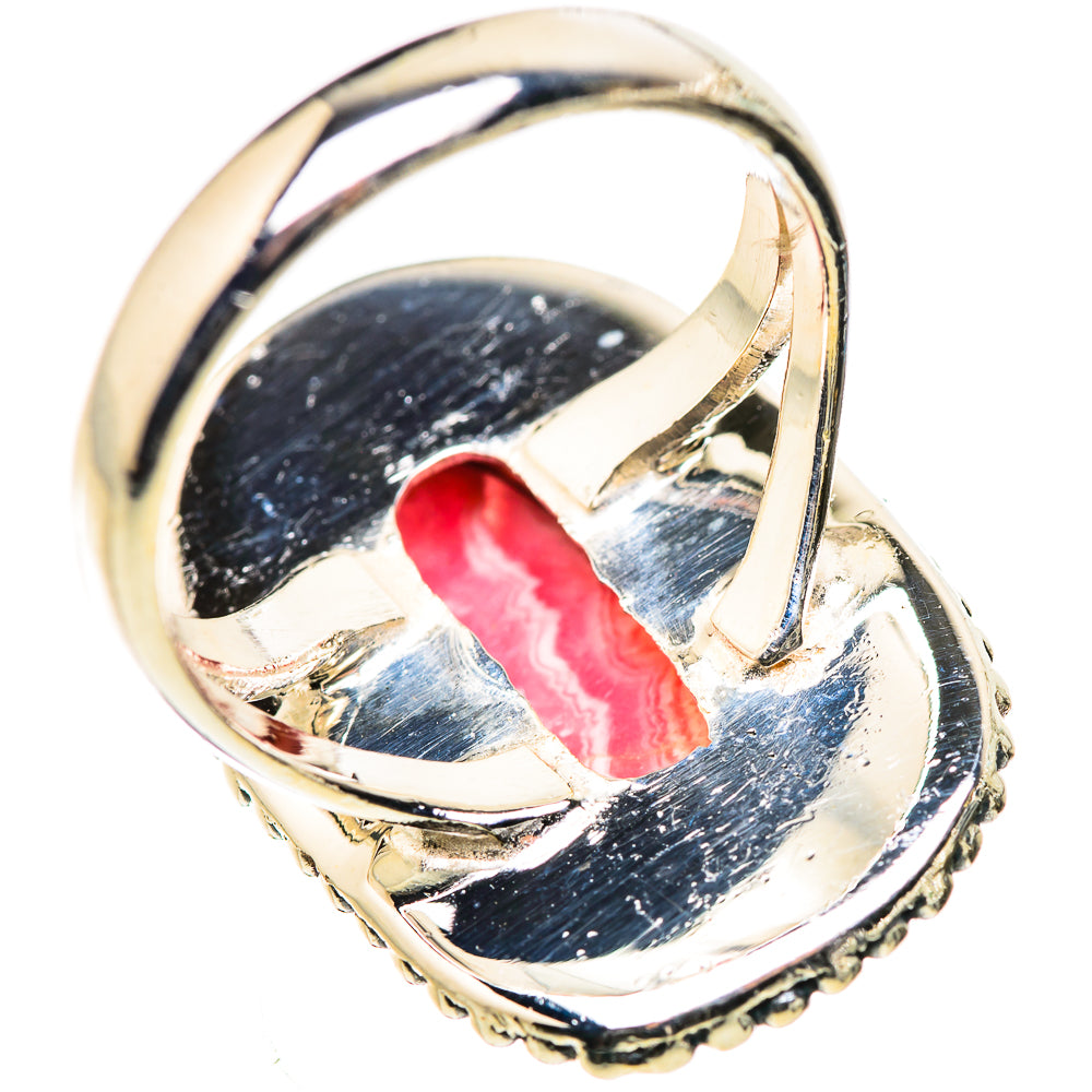 Rhodochrosite Rings handcrafted by Ana Silver Co - RING132805 - Photo 3