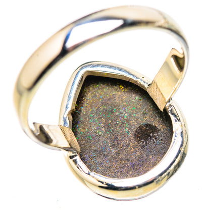 Andamooka Opal Rings handcrafted by Ana Silver Co - RING132815 - Photo 3