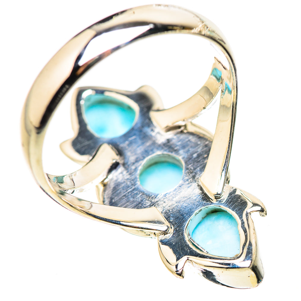 Larimar Rings handcrafted by Ana Silver Co - RING132820 - Photo 3