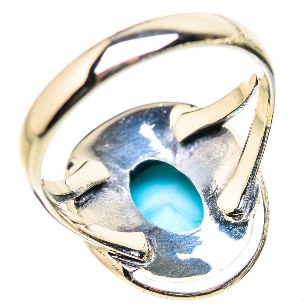 Larimar Rings handcrafted by Ana Silver Co - RING132823 - Photo 3