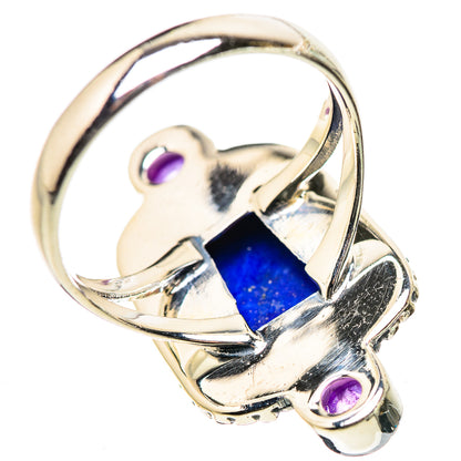 Lapis Lazuli Rings handcrafted by Ana Silver Co - RING132825 - Photo 3