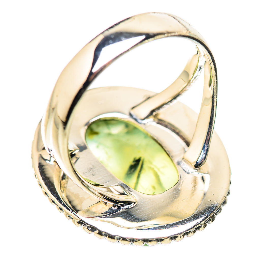 Prehnite Rings handcrafted by Ana Silver Co - RING132829 - Photo 3
