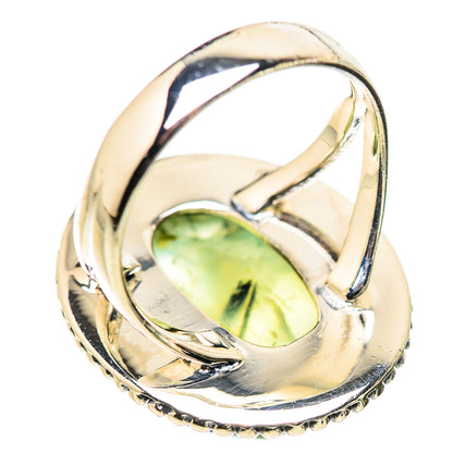 Prehnite Rings handcrafted by Ana Silver Co - RING132829 - Photo 3
