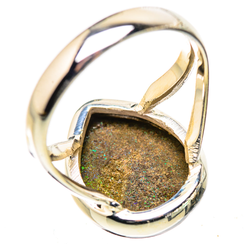 Andamooka Opal Rings handcrafted by Ana Silver Co - RING132841 - Photo 3