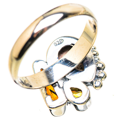Mexican Fire Opal Rings handcrafted by Ana Silver Co - RING132843 - Photo 3