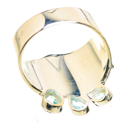 Blue Topaz Rings handcrafted by Ana Silver Co - RING132845 - Photo 3