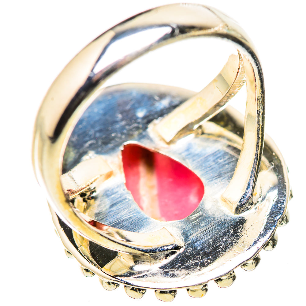 Rhodochrosite Rings handcrafted by Ana Silver Co - RING132858 - Photo 3