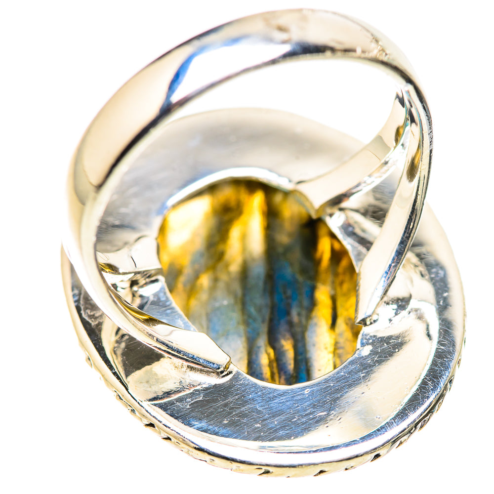 Labradorite Rings handcrafted by Ana Silver Co - RING132869 - Photo 3