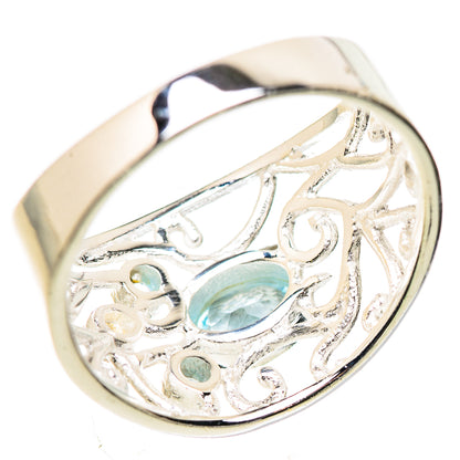 Blue Topaz Rings handcrafted by Ana Silver Co - RING132871 - Photo 3