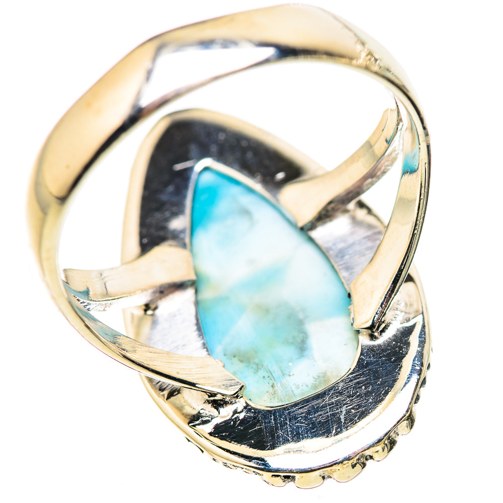 Larimar Rings handcrafted by Ana Silver Co - RING132872 - Photo 3