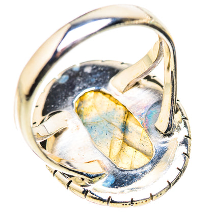 Labradorite Rings handcrafted by Ana Silver Co - RING132892 - Photo 3