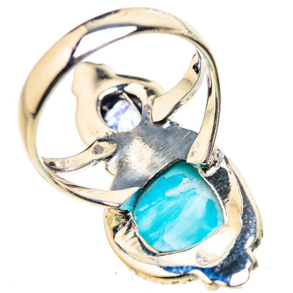 Larimar Rings handcrafted by Ana Silver Co - RING132897 - Photo 3