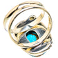 Blue Copper Composite Turquoise Rings handcrafted by Ana Silver Co - RING132898 - Photo 3